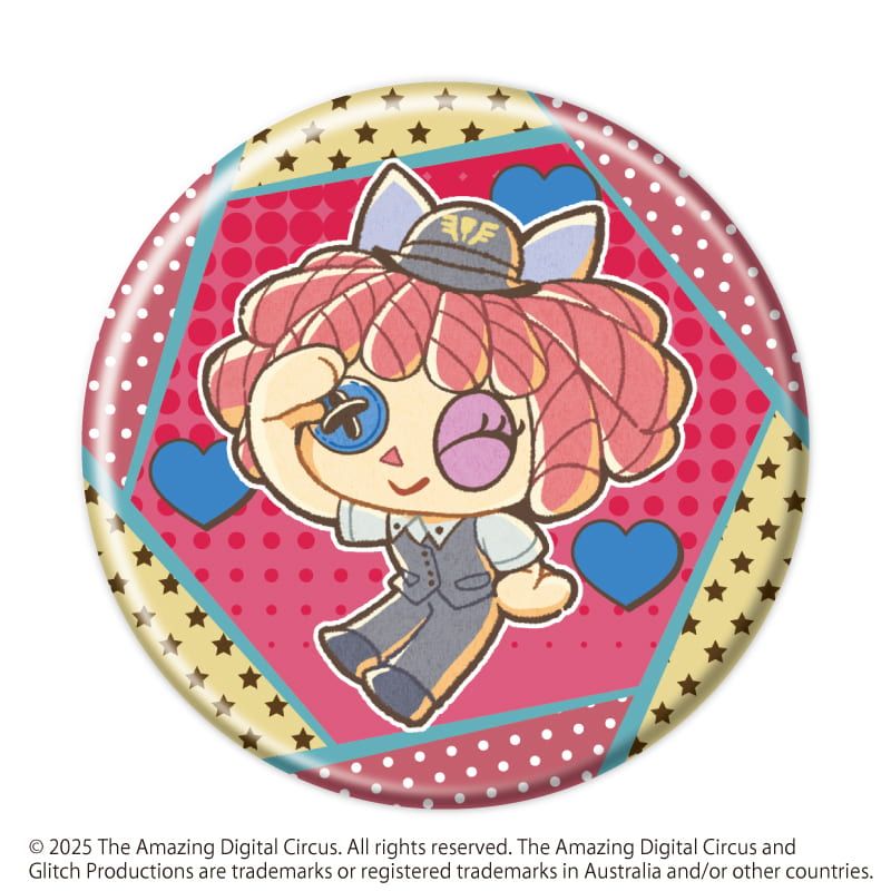 缶バッジ「アメイジング・デジタル・サーカス」01/駅員ver. コンプリートセット(全11種)(描き起こしイラスト)