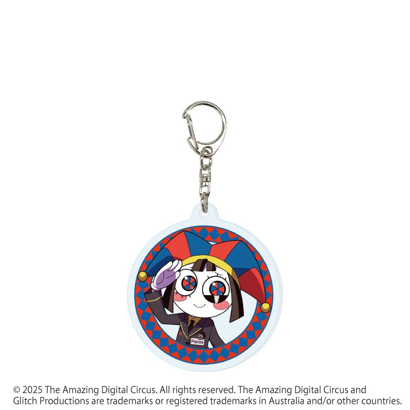 アクリルキーホルダー「アメイジング・デジタル・サーカス」01/駅員ver. ブラインド(11種)(描き起こしイラスト)