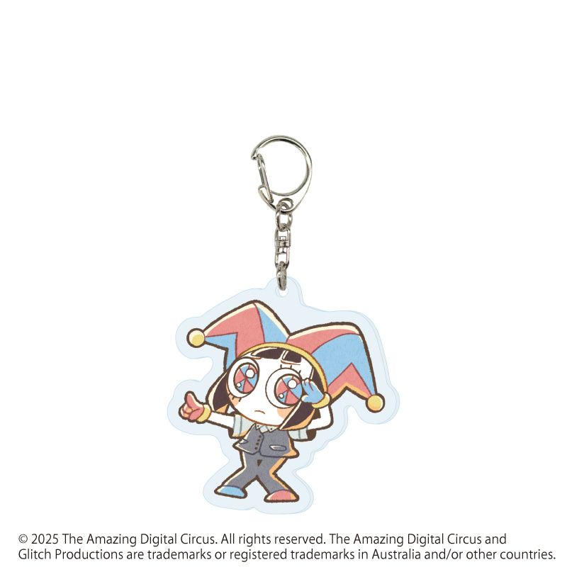 アクリルキーホルダー「アメイジング・デジタル・サーカス」01/駅員ver. ブラインド(11種)(描き起こしイラスト)