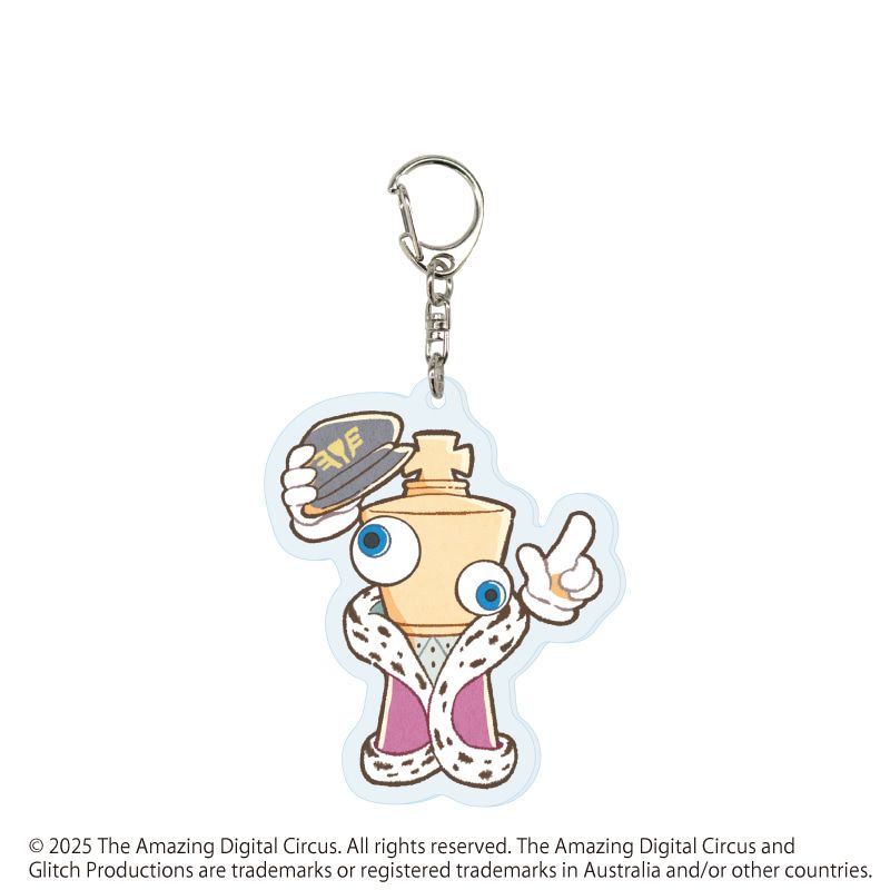 アクリルキーホルダー「アメイジング・デジタル・サーカス」01/駅員ver. ブラインド(11種)(描き起こしイラスト)