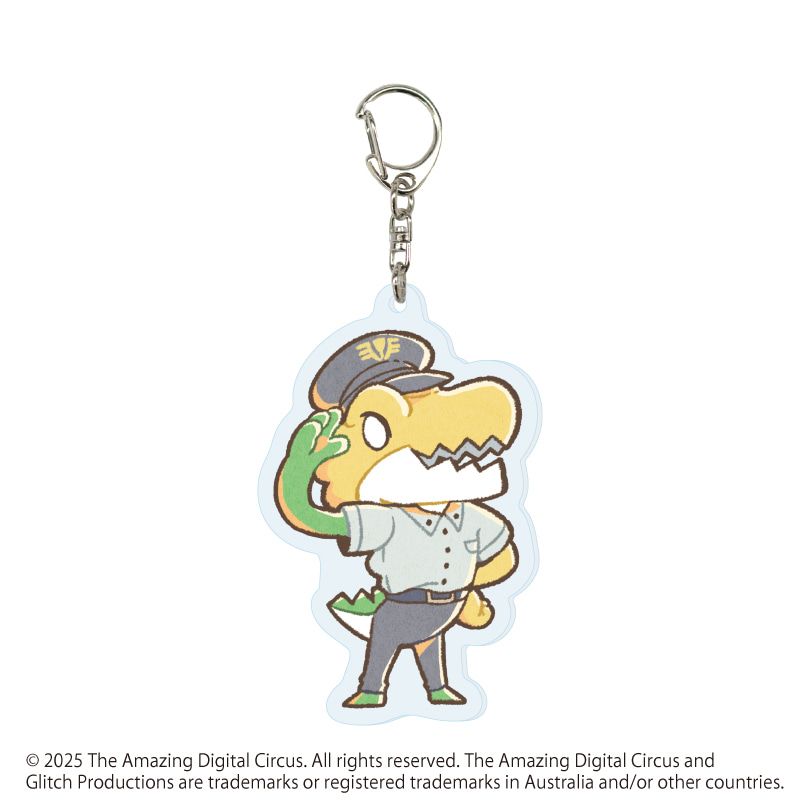 アクリルキーホルダー「アメイジング・デジタル・サーカス」01/駅員ver. ブラインド(11種)(描き起こしイラスト)