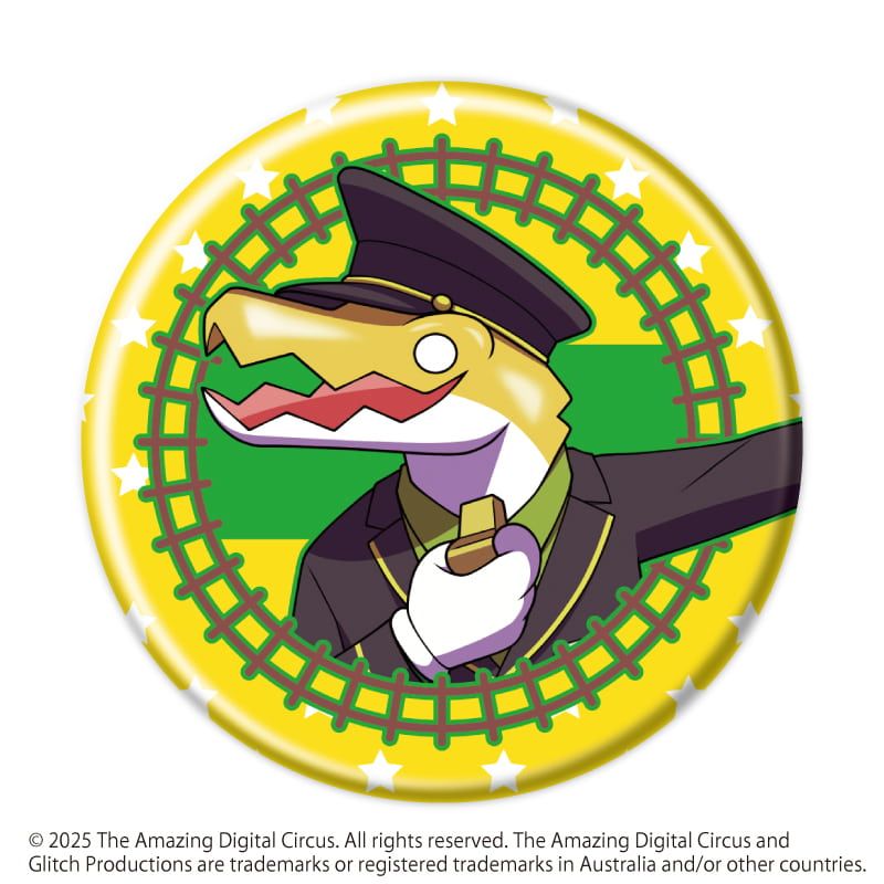 缶バッジ「アメイジング・デジタル・サーカス」01/駅員ver. ブラインド(11種)(描き起こしイラスト)