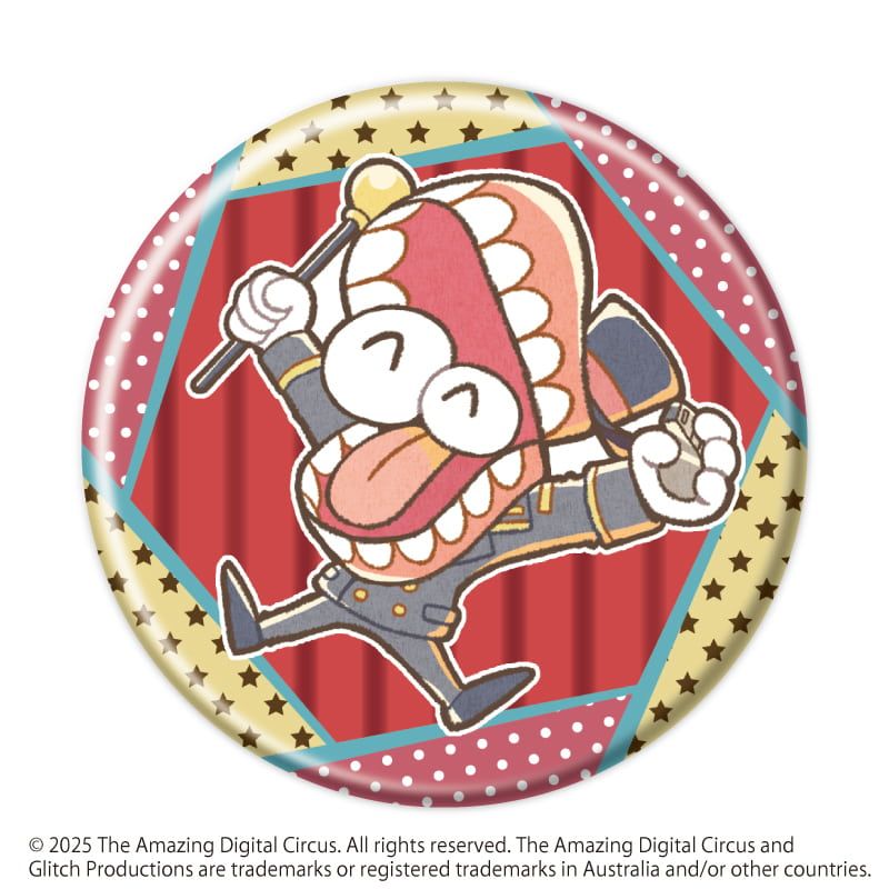 缶バッジ「アメイジング・デジタル・サーカス」01/駅員ver. ブラインド(11種)(描き起こしイラスト)