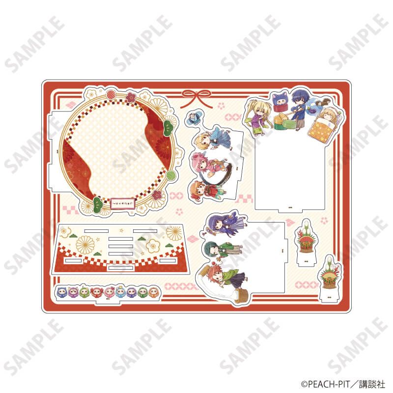 アクリルジオラマ「しゅごキャラ！」06/お正月ver.(グラフアートイラスト)