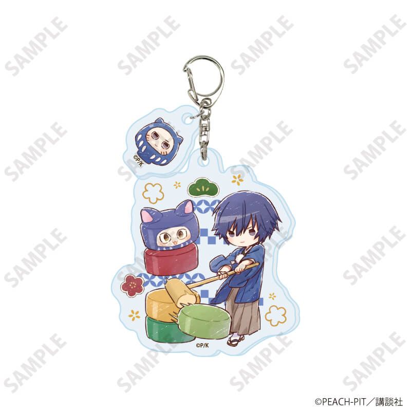 パーツ付きアクリルキーホルダー「しゅごキャラ！」02/お正月ver. コンプリートセット(全9種)(グラフアートイラスト)