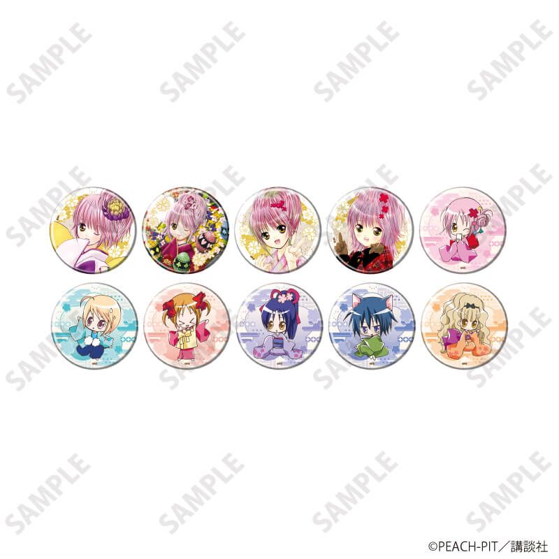 缶バッジ「しゅごキャラ！」32/コンプリートセット(全10種)(公式イラスト)