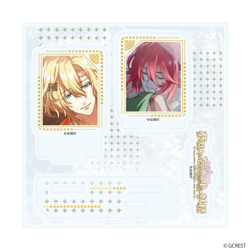 アクリルスタンドプレート「夢職人と忘れじの黒い妖精」38/トワ&ハインケル(公式イラスト)