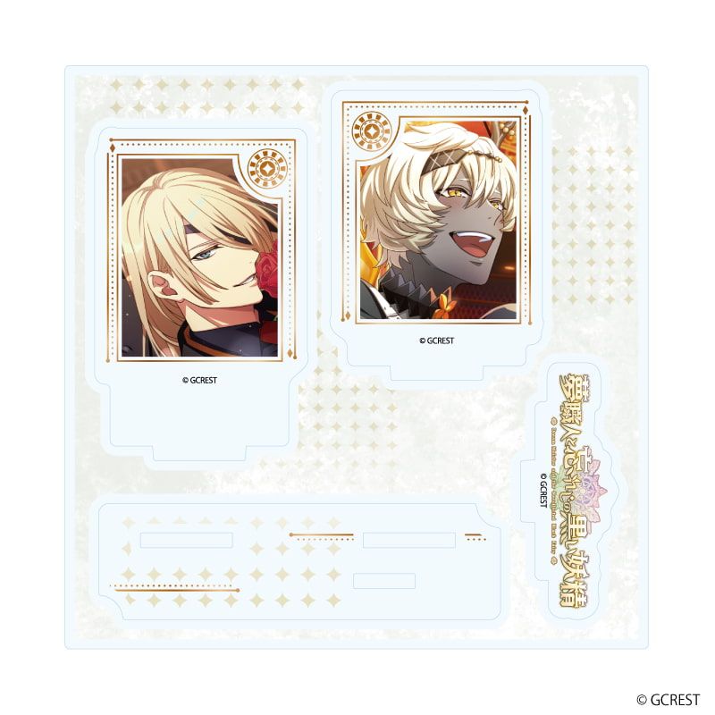 アクリルスタンドプレート「夢職人と忘れじの黒い妖精」27/カミュ&チェッピー(公式イラスト)