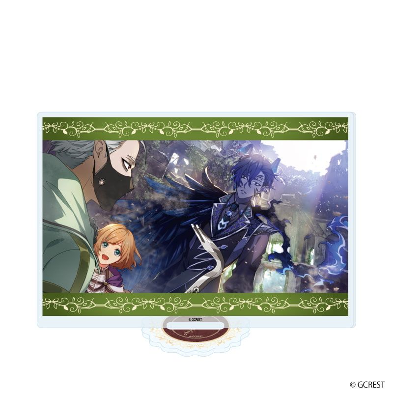 アクリルスタンド「夢職人と忘れじの黒い妖精」69/ホロウ&エファセ(公式イラスト)