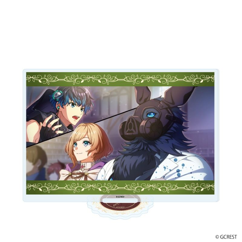 アクリルスタンド「夢職人と忘れじの黒い妖精」68/リンク&ジェニーオ(公式イラスト)