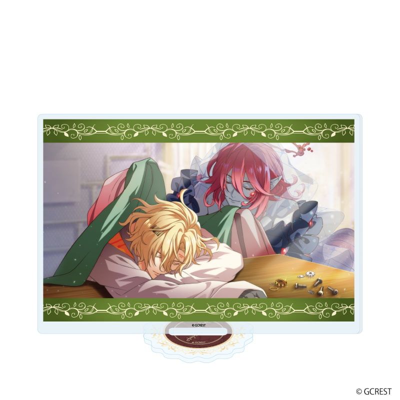 アクリルスタンド「夢職人と忘れじの黒い妖精」67/トワ&ハインケル(公式イラスト)