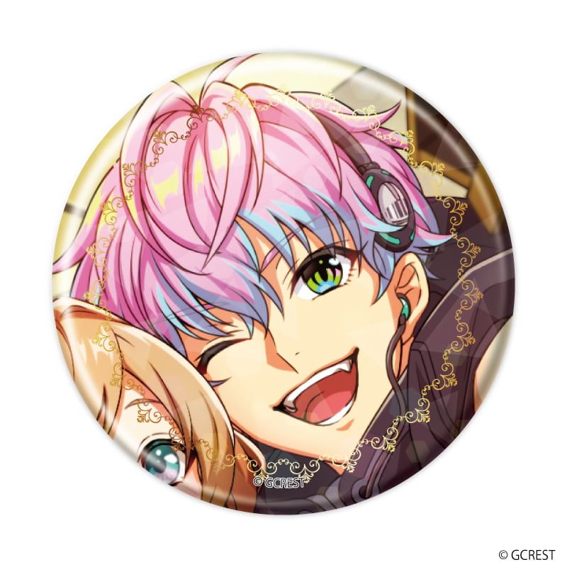 ホログラム缶バッジ(57mm)「夢職人と忘れじの黒い妖精」07/ガストロノミー&虹の彼方 コンプリートセット(全9種)(公式イラスト)