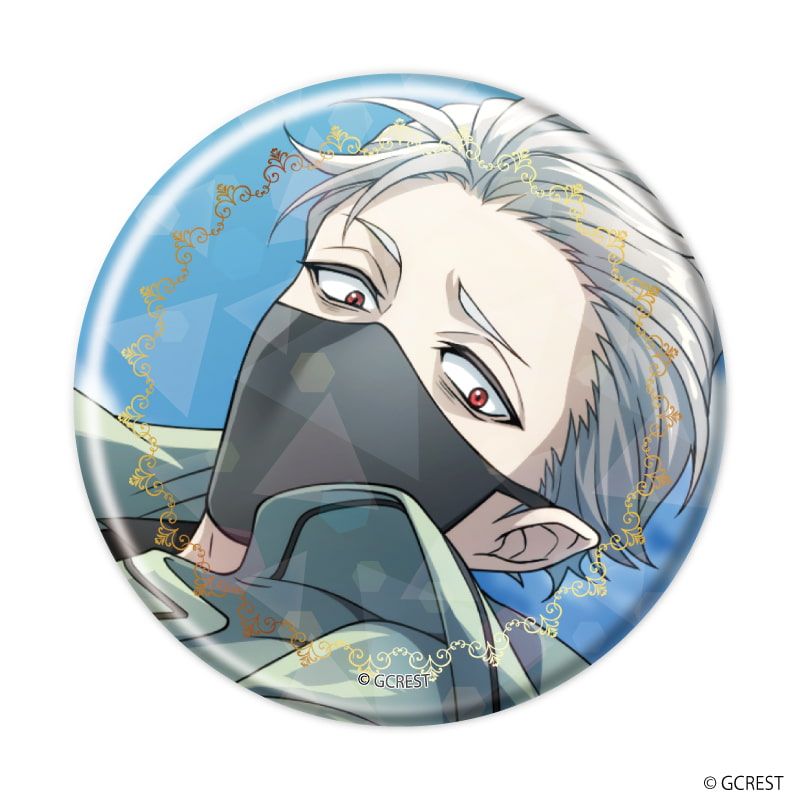 ホログラム缶バッジ(57mm)「夢職人と忘れじの黒い妖精」07/ガストロノミー&虹の彼方 コンプリートセット(全9種)(公式イラスト)