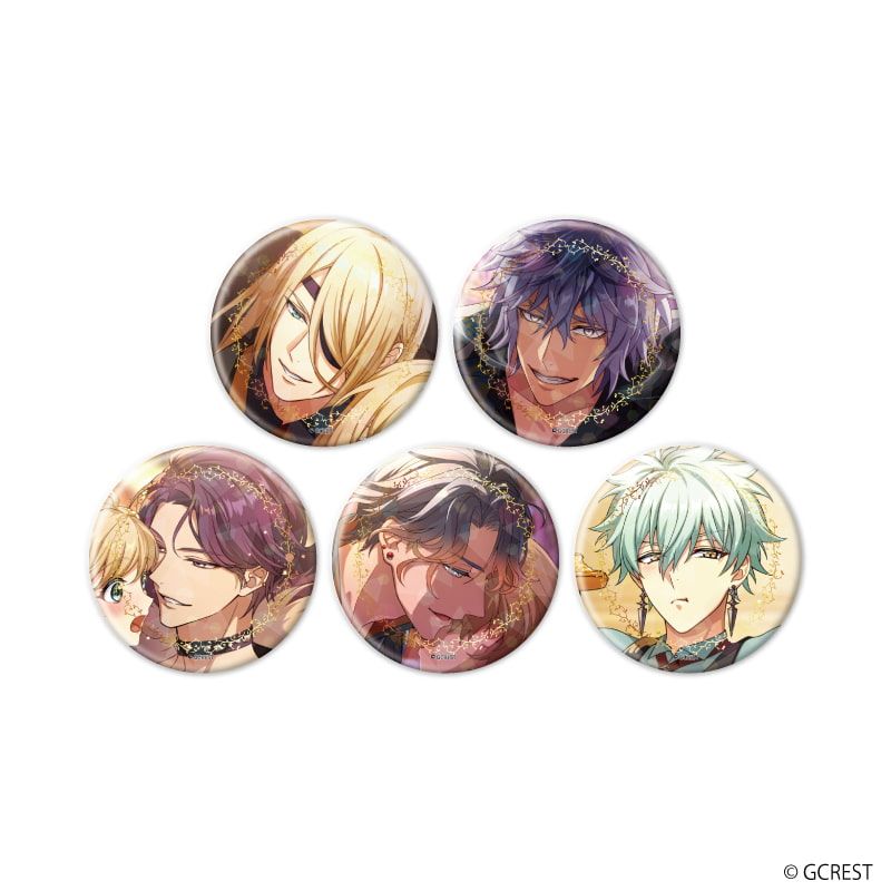 ホログラム缶バッジ(57mm)「夢職人と忘れじの黒い妖精」06/プリムスクラブ コンプリートセット(全5種)(公式イラスト)