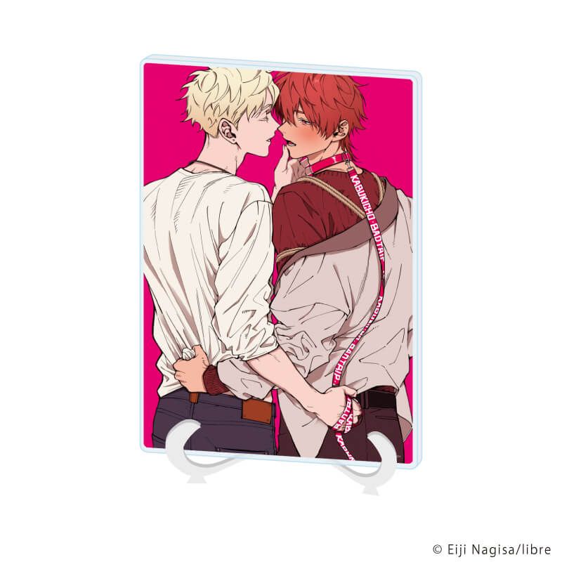 アクリルアートボード(A5サイズ)「歌舞伎町バッドトリップ」02/陽川泉輝&美山徹(公式イラスト)