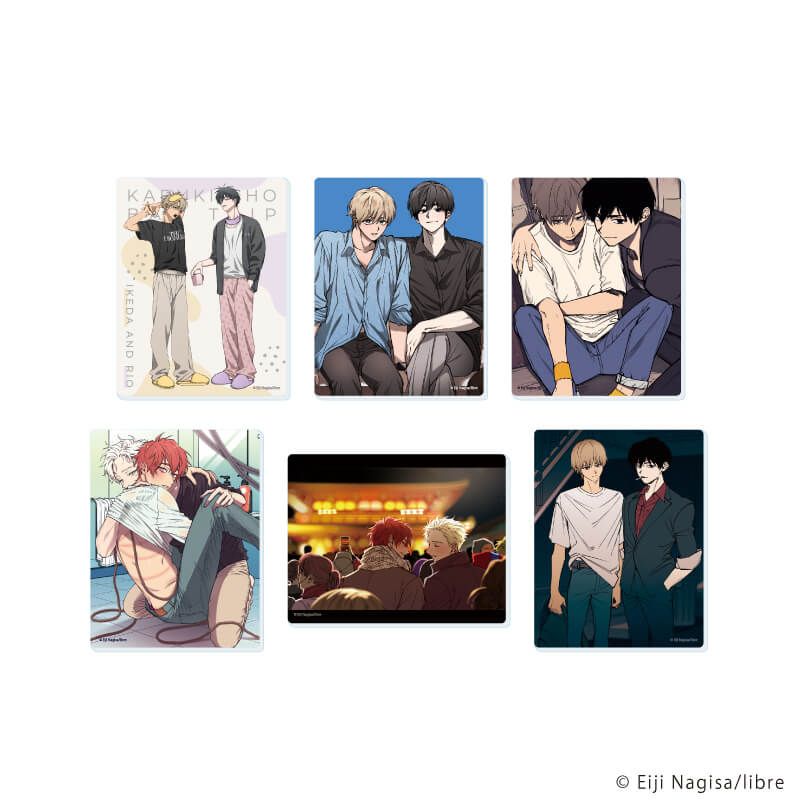 アクリルカード「歌舞伎町バッドトリップ」01/コンプリートセット(全6種)(公式&描き下ろしイラスト)