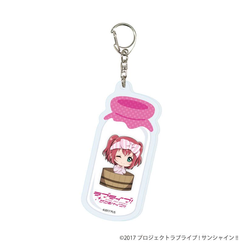 アクリルキーホルダー「ラブライブ！サンシャイン!!」04/銭湯ver. トレーディング(9種)(ミニキャライラスト)