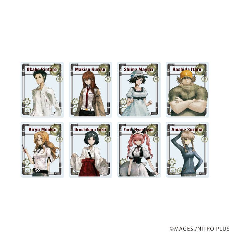 アクリルカード「STEINS;GATE」01/コンプリートセット(全8種)(公式イラスト)