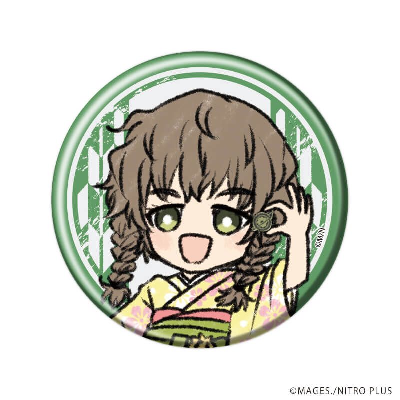 缶バッジ「STEINS;GATE」02/着物ver.ブラインド(8種)(グラフアートイラスト)