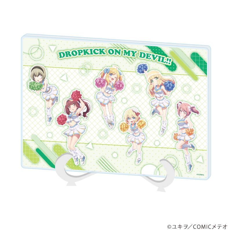アクリルアートボード(A5サイズ)「邪神ちゃんドロップキック」02/チアガールver.(描き下ろしイラスト)