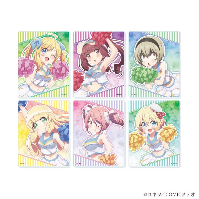 アクリルカード「邪神ちゃんドロップキック」04/チアガールver.コンプリートセット(全6種)(描き下ろしイラスト)