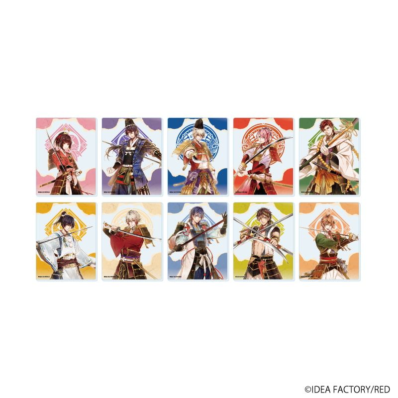 アクリルカード「ビルシャナ戦姫 ～源平飛花夢想～」02/コンプリートセット(全10種)(公式イラスト)