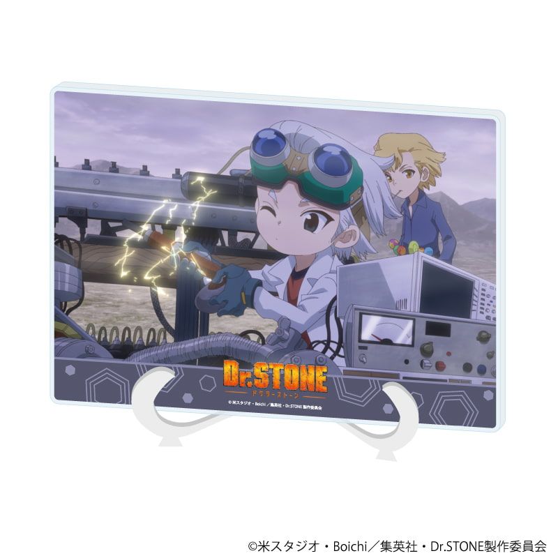 アクリルアートボード(A5サイズ)「Dr.STONE」13/Dr.ゼノ&スタンリー・スナイダー(場面写イラスト)