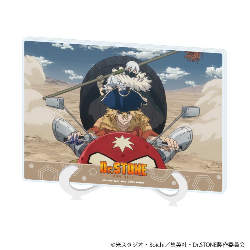 アクリルアートボード(A5サイズ)「Dr.STONE」12/七海龍水&氷月(場面写イラスト)
