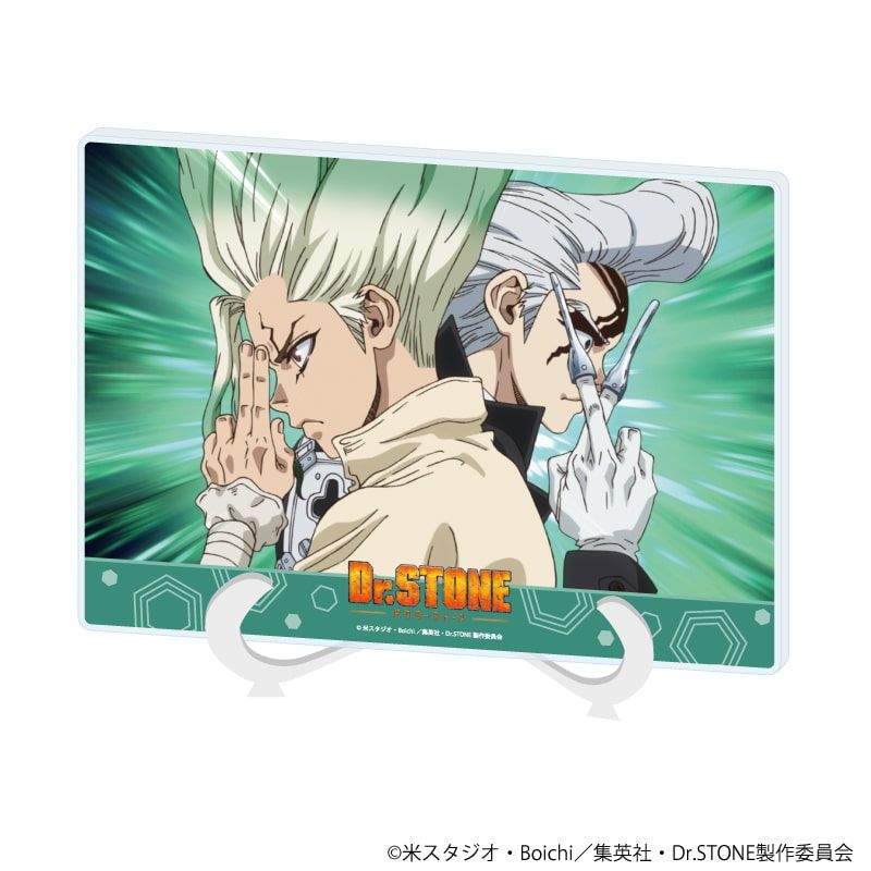アクリルアートボード(A5サイズ)「Dr.STONE」11/石神千空&Dr.ゼノ(場面写イラスト)