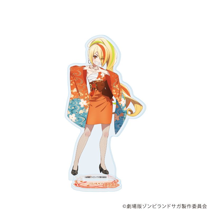 アクリルスタンド「劇場版『ゾンビランドサガ ゆめぎんがパラダイス』」02/二階堂サキ 和風ドレスver.(描き下ろしイラスト)
