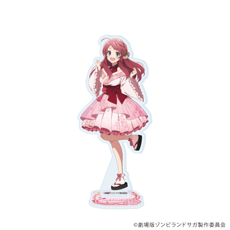 アクリルスタンド「劇場版『ゾンビランドサガ ゆめぎんがパラダイス』」01/源さくら 和風ドレスver.(描き下ろしイラスト)