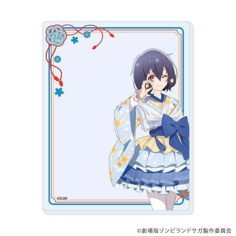 アクリルカード「劇場版『ゾンビランドサガ ゆめぎんがパラダイス』」01/和風ドレスver. コンプリートセット(全7種)(描き下ろしイラスト)