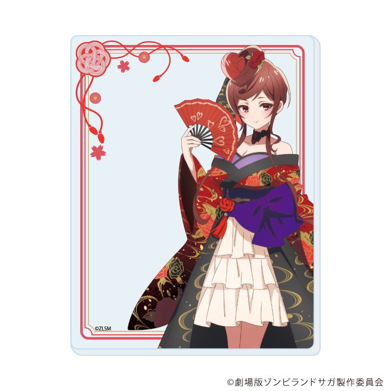 アクリルカード「劇場版『ゾンビランドサガ ゆめぎんがパラダイス』」01/和風ドレスver. コンプリートセット(全7種)(描き下ろしイラスト)