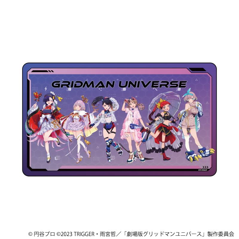 プレミアムマルチラバーマット「グリッドマンユニバース」01/集合デザイン バーチャルライバーver.(描き下ろしイラスト)