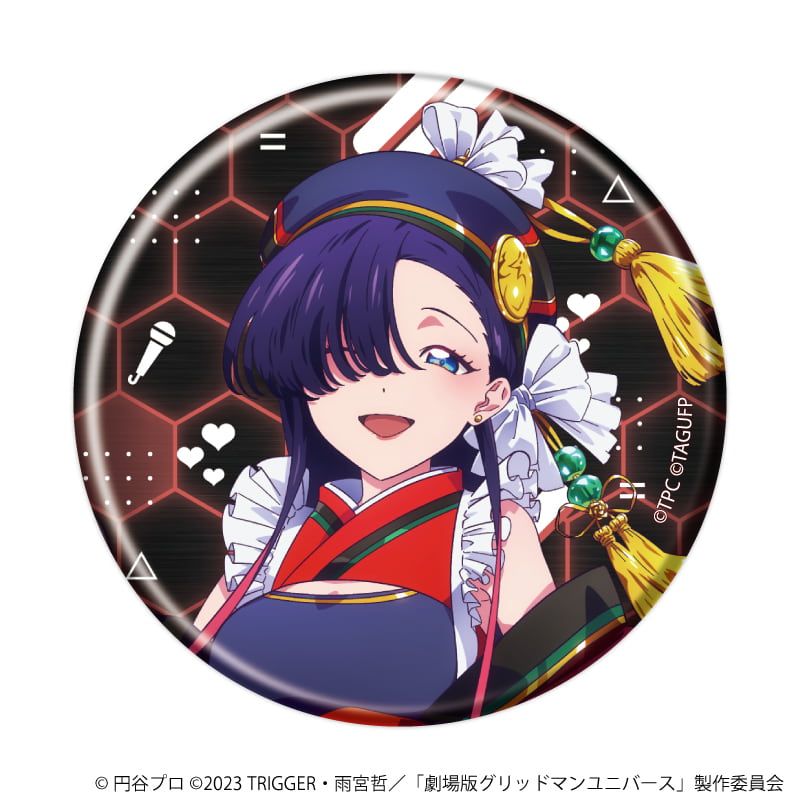 缶バッジ「グリッドマンユニバース」27/バーチャルライバーver. コンプリートセット(全6種)(描き下ろしイラスト)