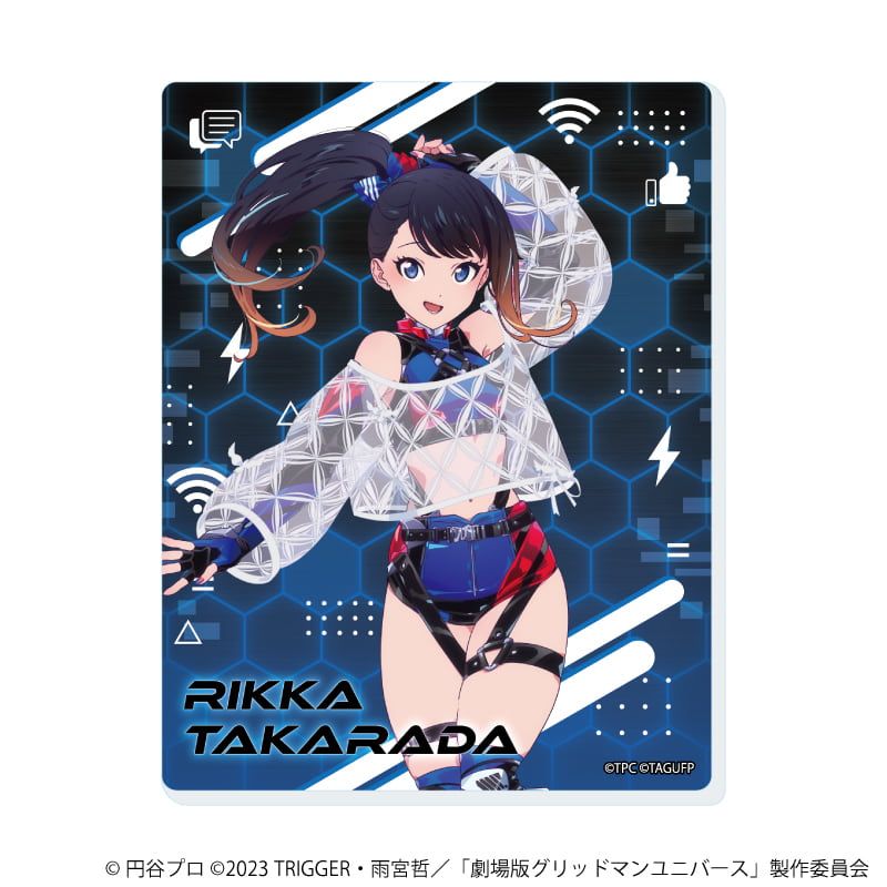 アクリルカード「グリッドマンユニバース」24/バーチャルライバーver