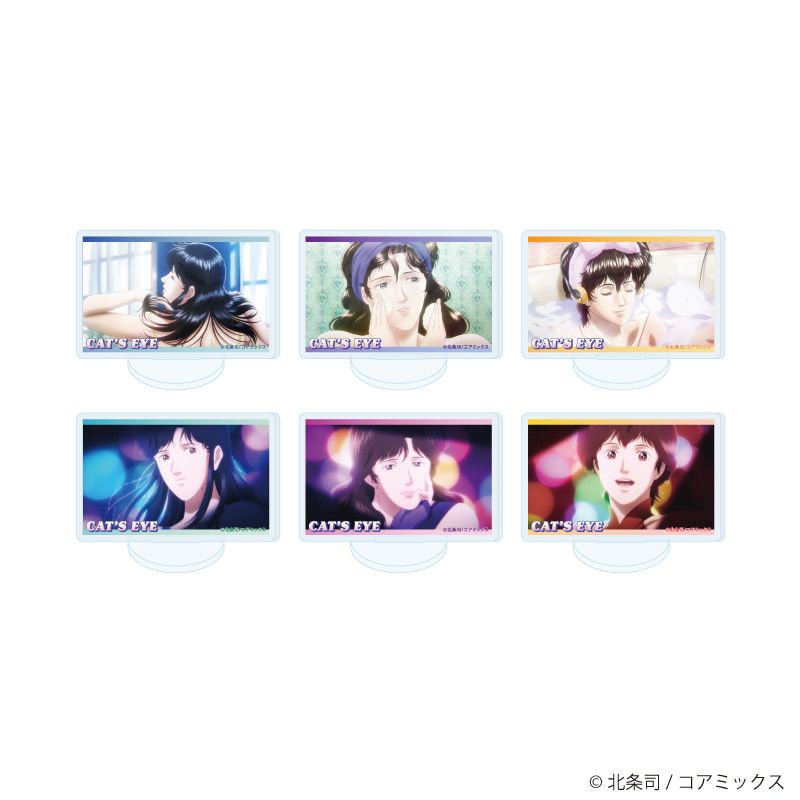 アクリルぷちスタンド「アニメ『キャッツ♥アイ』」01/コンプリートセット(全6種)(場面写イラスト)