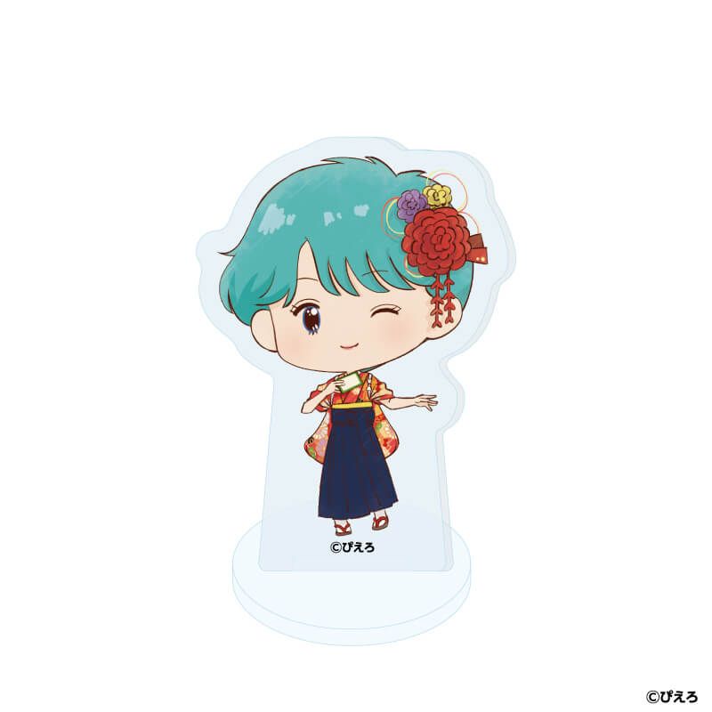 アクリルぷちスタンド「魔法のスターマジカルエミ」01/コンプリートセット(全5種)(レトロアートイラスト)