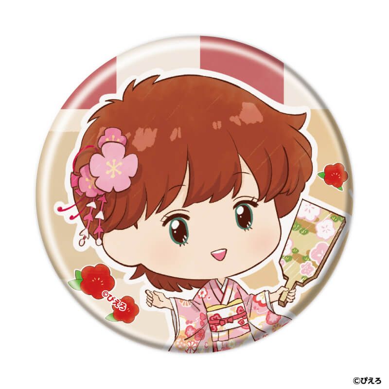 缶バッジ「魔法のスターマジカルエミ」02/ブラインド(5種)(レトロアートイラスト)