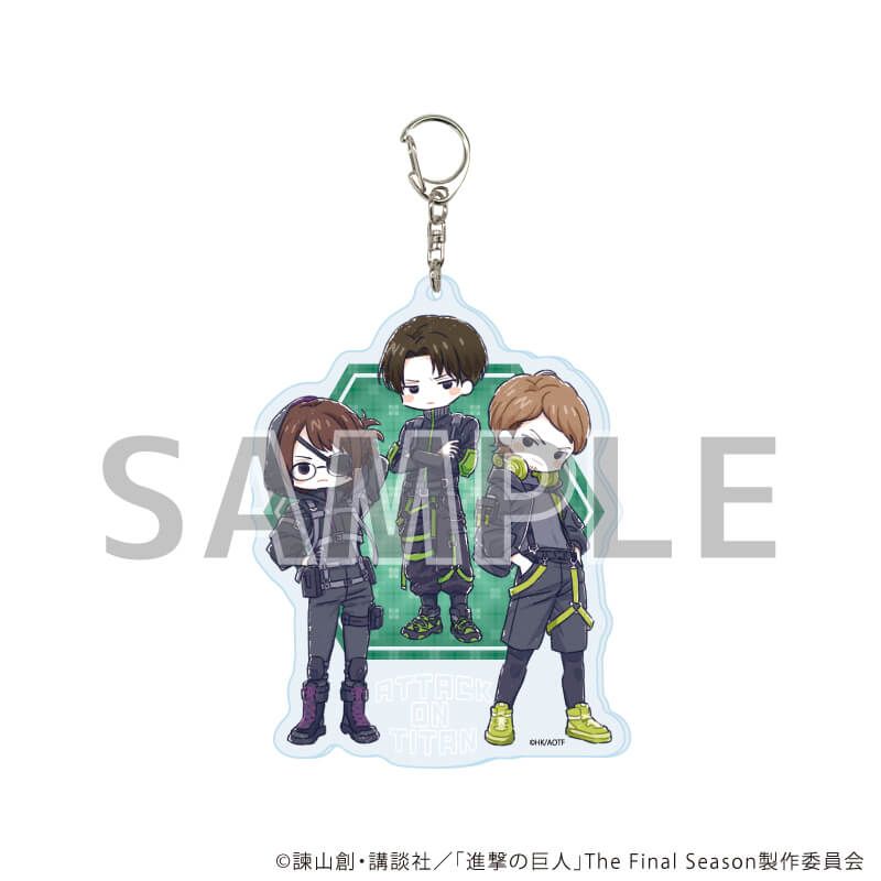 デカアクリルキーホルダー「TVアニメ『進撃の巨人』The Final Season」02/サイバーパンクver. B(グラフアートイラスト)