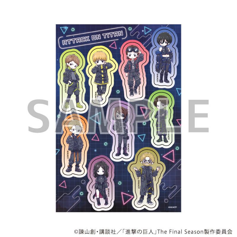 PETANTシール「TVアニメ『進撃の巨人』The Final Season」03/サイバーパンクver.(グラフアートイラスト)