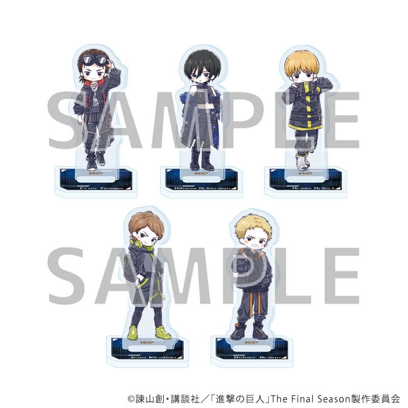 アクリルぷちスタンド「TVアニメ『進撃の巨人』The Final Season」01/サイバーパンクver. Aセット コンプリートセット(全5種)(グラフアートイラスト)