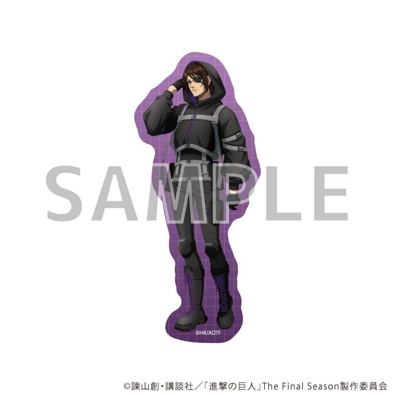 ダイカットステッカー「TVアニメ『進撃の巨人』The Final Season」08/ハンジ・ゾエ サイバーパンクver.(描き下ろしイラスト)