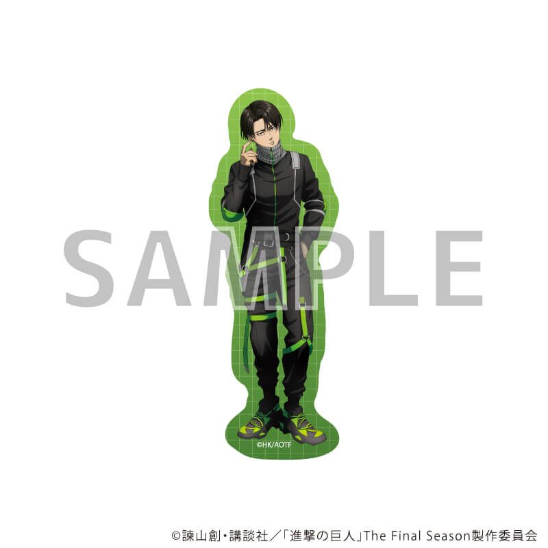 ダイカットステッカー「TVアニメ『進撃の巨人』The Final Season」07/リヴァイ・アッカーマン サイバーパンクver.(描き下ろしイラスト)