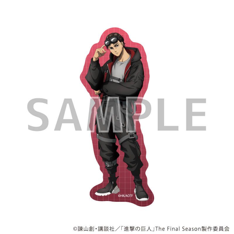 ダイカットステッカー「TVアニメ『進撃の巨人』The Final Season」05/エレン・イェーガー サイバーパンクver.(描き下ろしイラスト)