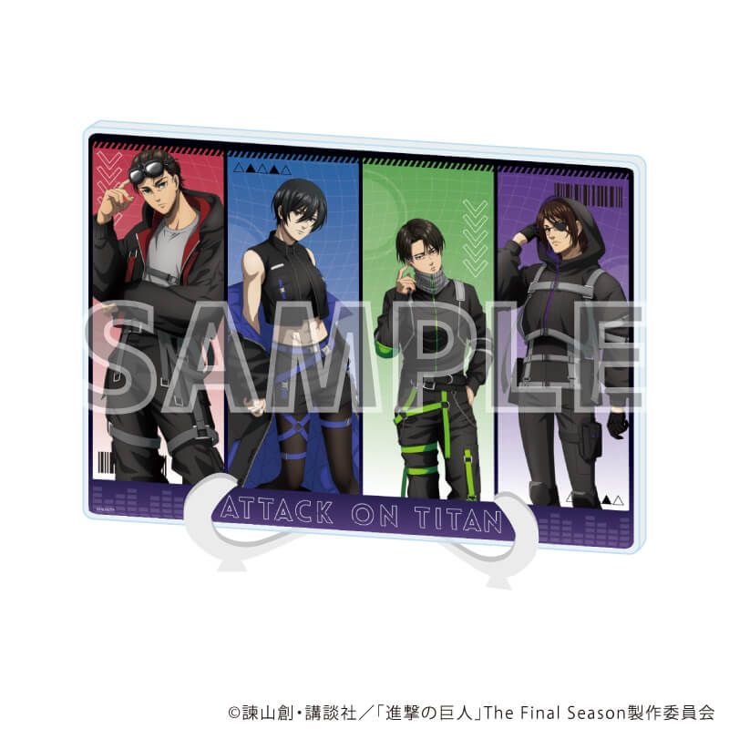 アクリルアートボード(A5サイズ)「TVアニメ『進撃の巨人』The Final Season」02/サイバーパンクver.(描き下ろしイラスト)