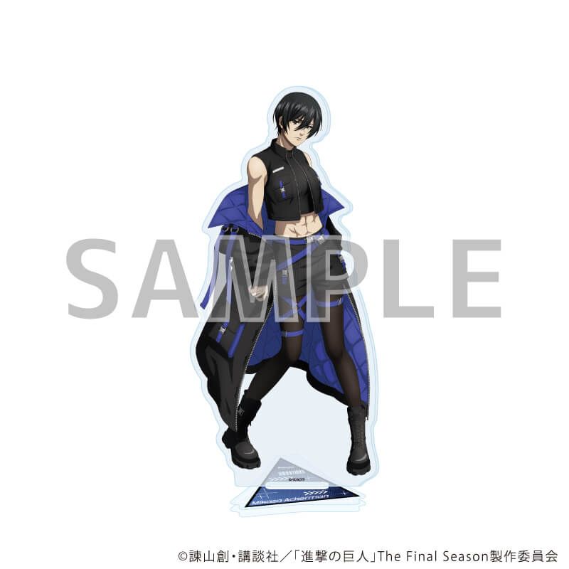 アクリルスタンド「TVアニメ『進撃の巨人』The Final Season」10/ミカサ・アッカーマン サイバーパンクver.(描き下ろしイラスト)