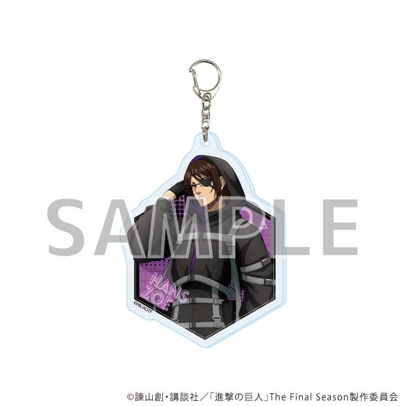 アクリルキーホルダー「TVアニメ『進撃の巨人』The Final Season」05/ハンジ・ゾエ サイバーパンクver.(描き下ろしイラスト)