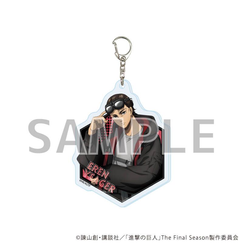 アクリルキーホルダー「TVアニメ『進撃の巨人』The Final Season」02/エレン・イェーガー サイバーパンクver.(描き下ろしイラスト)