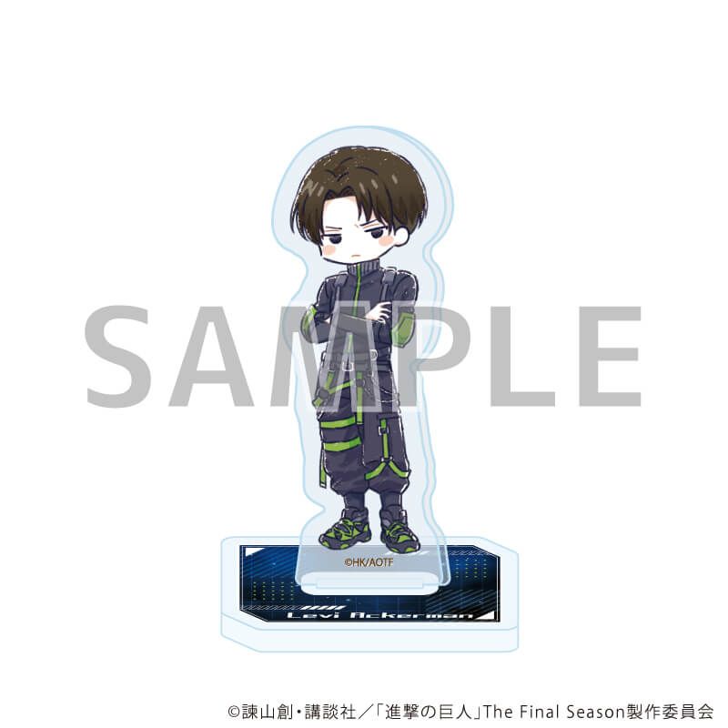 アクリルぷちスタンド「TVアニメ『進撃の巨人』The Final Season」02/サイバーパンクver. Bセット ブラインド(4種)(グラフアートイラスト)